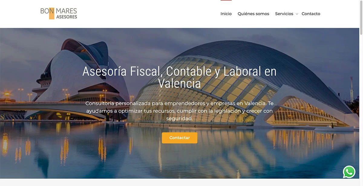 Vista del proyecto de Bon & Mares Asesores