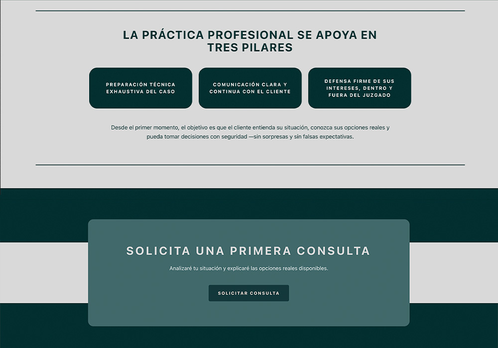 Detalle del proyecto Martin Robles Abogados