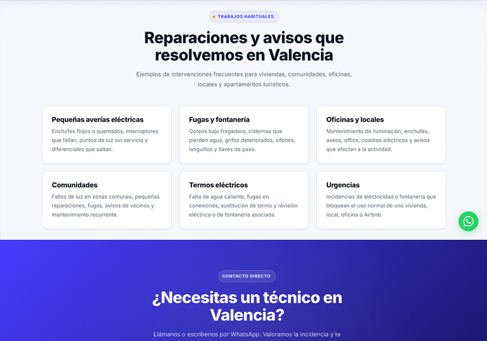 Detalle del proyecto Reparatec Valencia