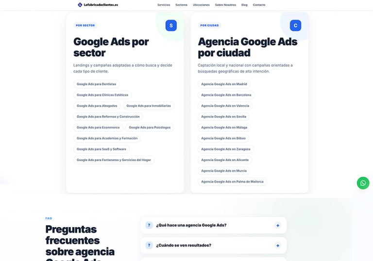 El peligro de crear landings locales cambiando solo el nombre de la ciudad
