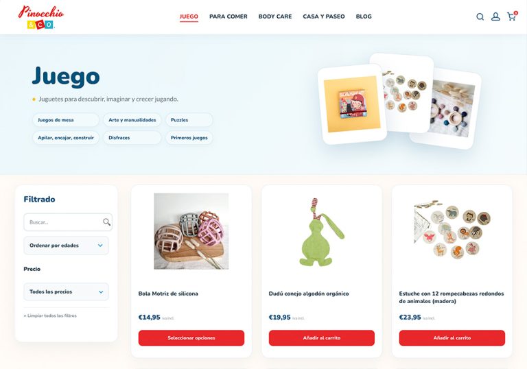 desarrollo de ecommerce