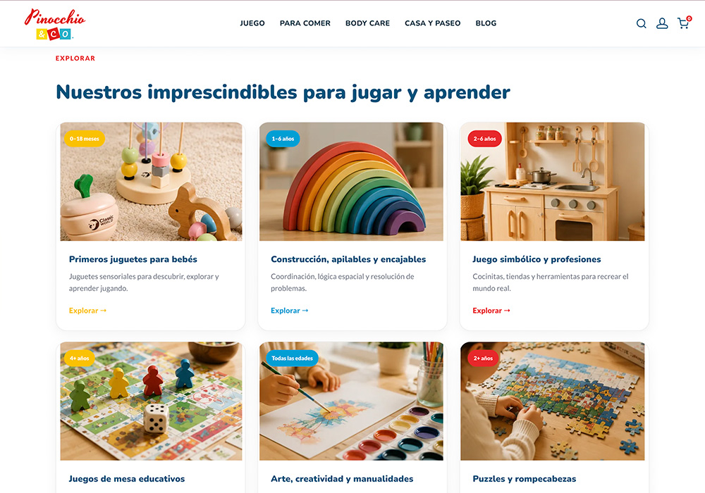 Detalle del proyecto Pinoccio