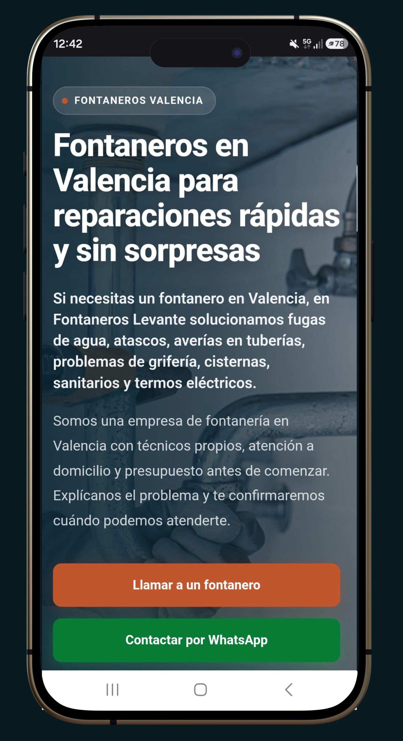 Proyecto Fontaneros Levante