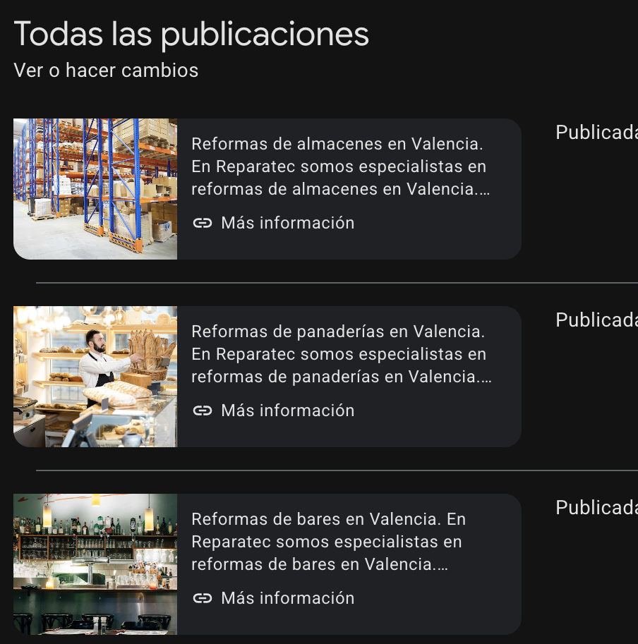 Creación y optimización del perfil de empresa