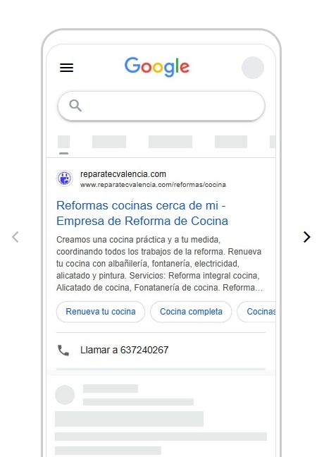 Proyecto Google my Business para Reparatec Valencia